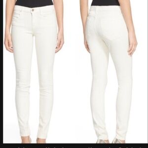 AYR Skinny Ankle Jeans in White Sz 32